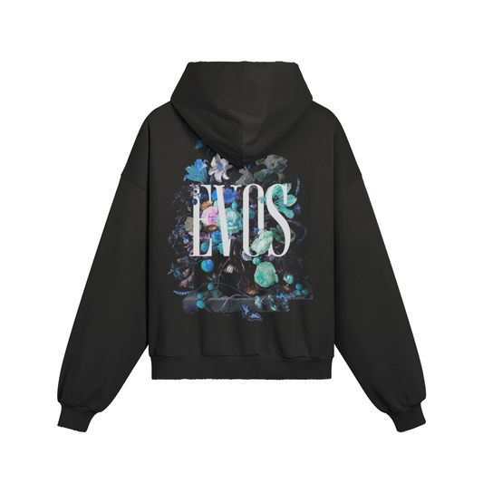 FLOWERS hoodie blue